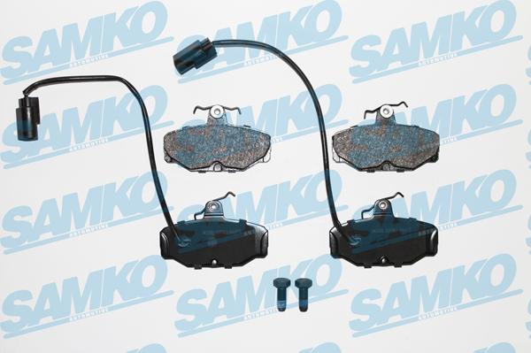 Samko 5SP987 - Гальмівні колодки, дискові гальма autocars.com.ua