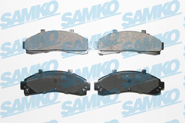 Samko 5SP989 - Гальмівні колодки, дискові гальма autocars.com.ua