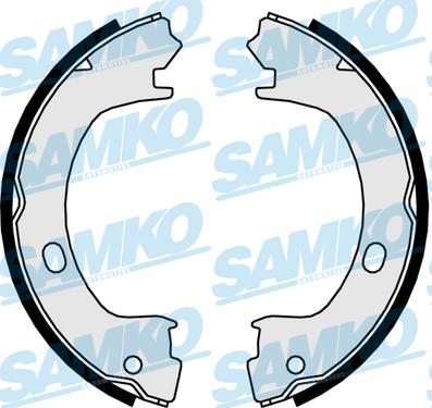 Samko 81015 - Комплект гальм, барабанний механізм autocars.com.ua