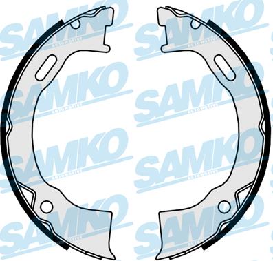 Samko 81020 - Комплект тормозных колодок, барабанные avtokuzovplus.com.ua