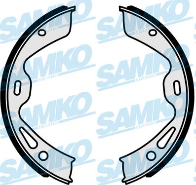 Samko 81042 - Комплект тормозных колодок, барабанные avtokuzovplus.com.ua