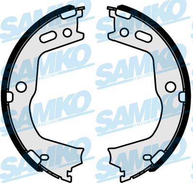 Samko 81046 - Комплект гальм, барабанний механізм autocars.com.ua
