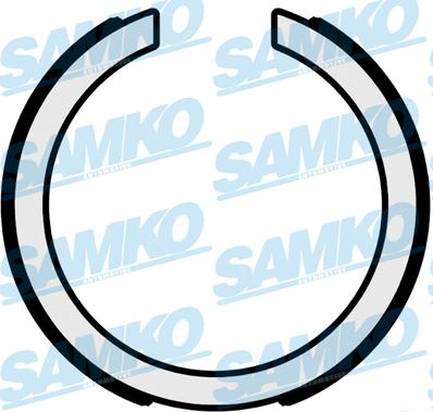 Samko 81095 - Комплект гальм, барабанний механізм autocars.com.ua