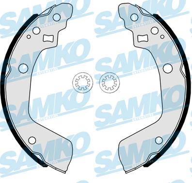 Samko 81121 - Комплект гальм, барабанний механізм autocars.com.ua
