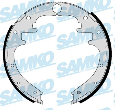 Samko 81125 - Комплект гальм, барабанний механізм autocars.com.ua