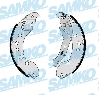 Samko 81176 - Комплект гальм, барабанний механізм autocars.com.ua