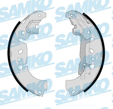 Samko 81185 - Комплект тормозных колодок, барабанные avtokuzovplus.com.ua