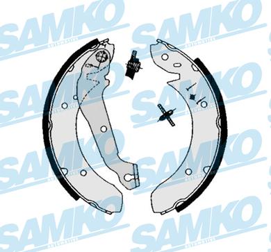 Samko 81350 - Комплект гальм, барабанний механізм autocars.com.ua