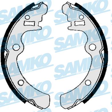 Samko 84890 - Комплект гальм, барабанний механізм autocars.com.ua