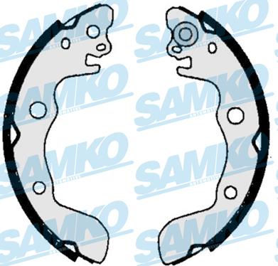 Samko 86360 - Комплект гальм, барабанний механізм autocars.com.ua