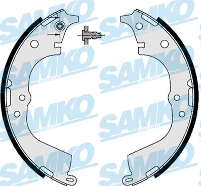 Samko 87225 - Комплект гальм, барабанний механізм autocars.com.ua