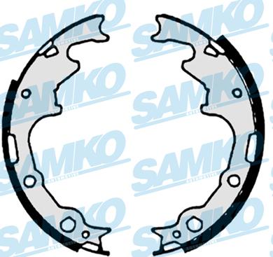 Samko 87240 - Комплект гальм, барабанний механізм autocars.com.ua