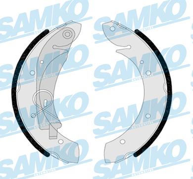Samko 87420 - Комплект тормозных колодок, барабанные avtokuzovplus.com.ua