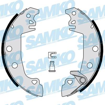 Samko 87520 - Комплект гальм, барабанний механізм autocars.com.ua