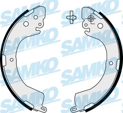 Samko 87620 - Комплект гальм, барабанний механізм autocars.com.ua