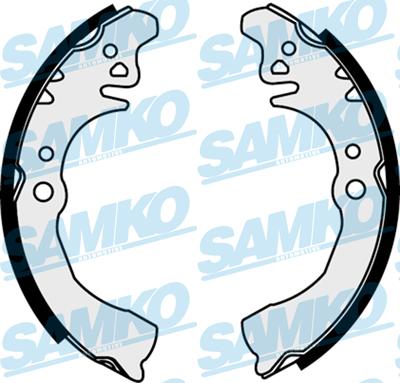 Samko 87650 - Комплект гальм, барабанний механізм autocars.com.ua