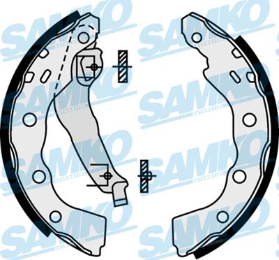 Samko 87740 - Комплект гальм, барабанний механізм autocars.com.ua