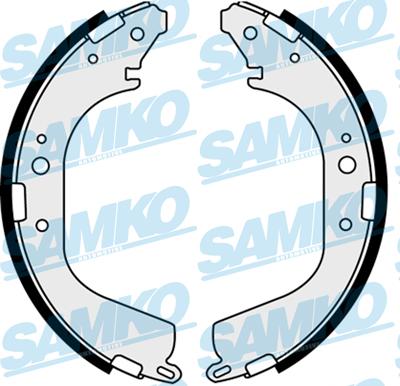 Samko 87780 - Комплект тормозных колодок, барабанные avtokuzovplus.com.ua