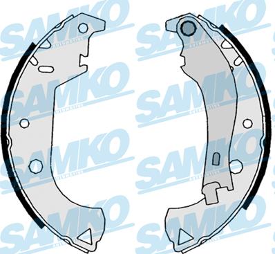 Samko 87810 - Комплект тормозных колодок, барабанные avtokuzovplus.com.ua