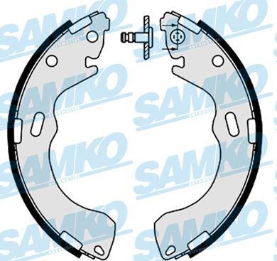 Samko 88510 - Комплект тормозных колодок, барабанные avtokuzovplus.com.ua