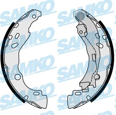 Samko 88700 - Комплект тормозных колодок, барабанные avtokuzovplus.com.ua