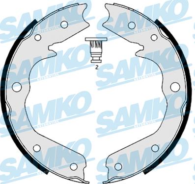 Samko 88970 - Комплект тормозных колодок, барабанные avtokuzovplus.com.ua