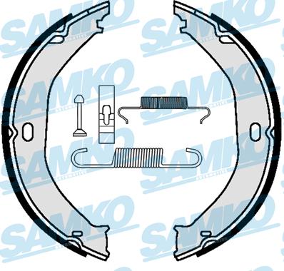 Samko 89520K - Комплект гальм, ручник, парковка autocars.com.ua