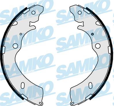 Samko 89810 - Комплект гальм, барабанний механізм autocars.com.ua