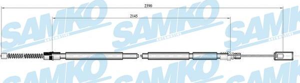 Samko C0103B - Тросик, cтояночный тормоз avtokuzovplus.com.ua