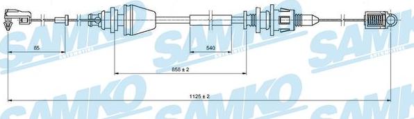 Samko C0146A - Тросик газу autocars.com.ua