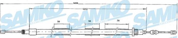 Samko C0608B - Трос, гальмівна система autocars.com.ua