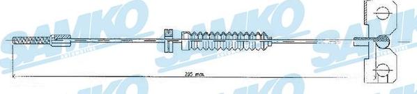 Samko C1066B - Тросик, cтояночный тормоз avtokuzovplus.com.ua