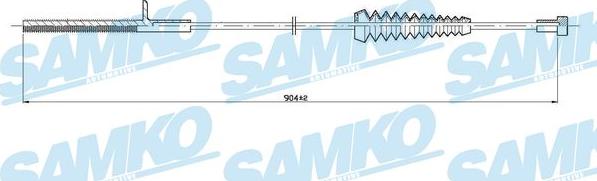 Samko C1610B - Тросик, cтояночный тормоз avtokuzovplus.com.ua