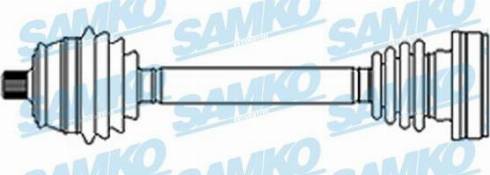 Samko DS14116 - Приводной вал avtokuzovplus.com.ua