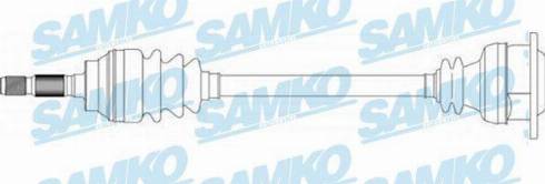 Samko DS16028 - Приводной вал avtokuzovplus.com.ua