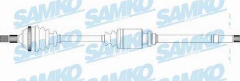 Samko DS16083 - Приводной вал avtokuzovplus.com.ua