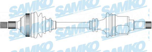 Samko DS16156 - Приводной вал avtokuzovplus.com.ua