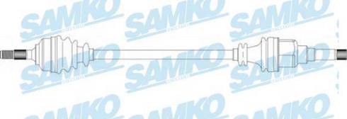 Samko DS16192 - Приводной вал avtokuzovplus.com.ua