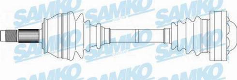 Samko DS20025 - Приводной вал avtokuzovplus.com.ua