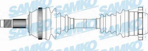 Samko DS20077 - Приводний вал autocars.com.ua