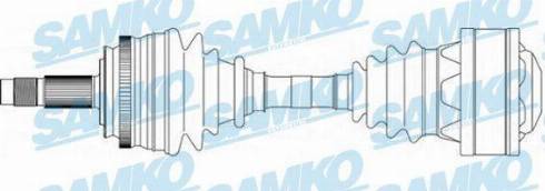 Samko DS20116 - Приводний вал autocars.com.ua