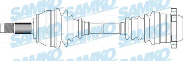 Samko DS20180 - Приводной вал avtokuzovplus.com.ua