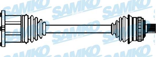 Samko DS21108 - Полуосевой вал, дифференциал avtokuzovplus.com.ua