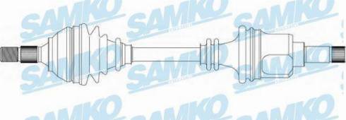 Samko DS38017 - Приводной вал avtokuzovplus.com.ua