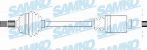 Samko DS38025 - Приводной вал avtokuzovplus.com.ua