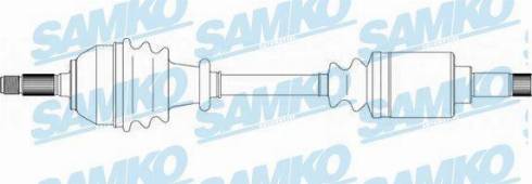 Samko DS38038 - Приводной вал avtokuzovplus.com.ua