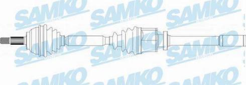 Samko DS39076 - Приводний вал autocars.com.ua