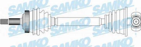 Samko DS39082 - Приводний вал autocars.com.ua