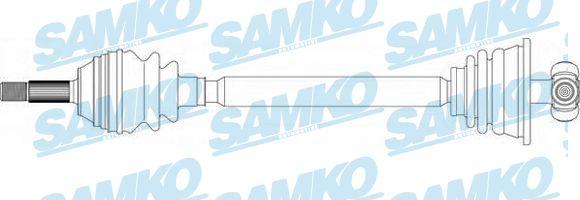 Samko DS39138 - Приводной вал avtokuzovplus.com.ua