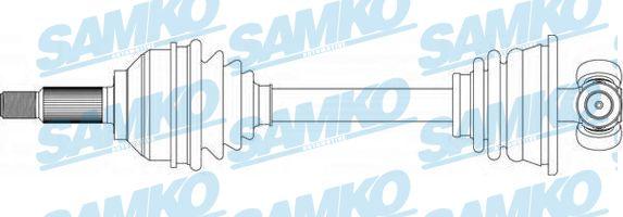 Samko DS39236 - Приводной вал avtokuzovplus.com.ua